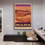 affiche espace vintage