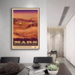 affiche espace vintage