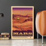 affiche espace vintage