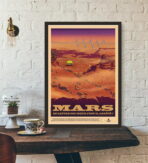 affiche espace vintage