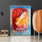 affiche et dieu créa la femme
