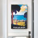 affiche évian les bains