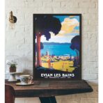 affiche évian les bains