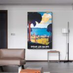 affiche évian les bains
