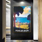 affiche évian les bains