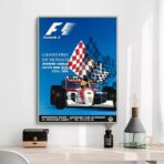 affiche f1 vintage