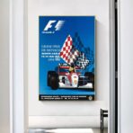 affiche f1 vintage
