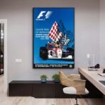 affiche f1 vintage