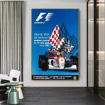 affiche f1 vintage