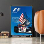 affiche f1 vintage
