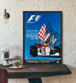 affiche f1 vintage