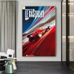 affiche ferrari vintage