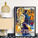 affiche film et dieu créa la femme