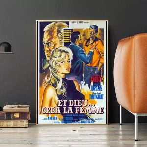 affiche film et dieu créa la femme