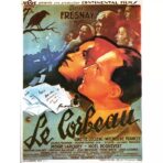 vintage poster burned the raven