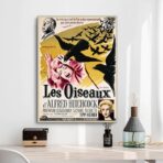 Affiche Film Les Oiseaux Hitchcock