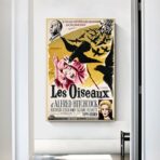 Affiche Film Les Oiseaux Hitchcock