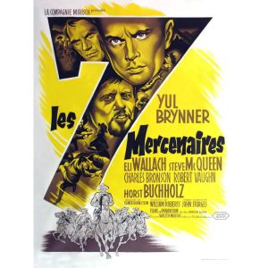 affiche film les sept mercenaires