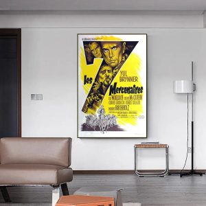 affiche film les sept mercenaires