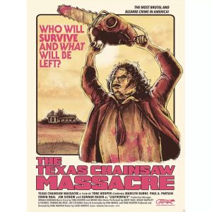 affiche film massacre à la tronçonneuse