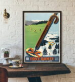 affiche font remeu vintage