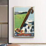 affiche font remeu vintage