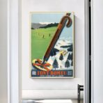 affiche font remeu vintage