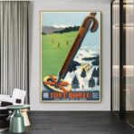 affiche font remeu vintage