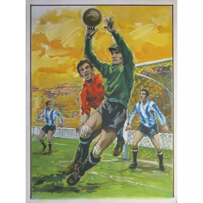 vintage football poster 2 vintage football poster 2