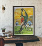 Affiche Foot Vintage