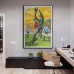Affiche Foot Vintage