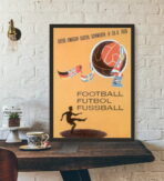 affiche football vintage