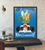 affiche formule 1 vintage