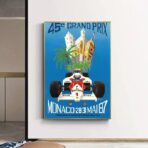affiche formule 1 vintage