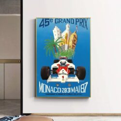 affiche formule 1 vintage