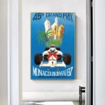 affiche formule 1 vintage