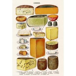 affiche fromage vintage