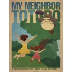 affiche ghibli vintage