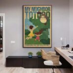 affiche ghibli vintage