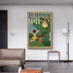 affiche ghibli vintage