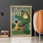 affiche ghibli vintage