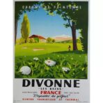 affiche golf vintage