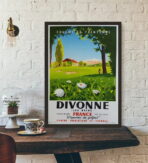 affiche golf vintage