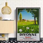 affiche golf vintage
