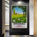 affiche golf vintage