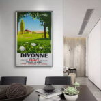 affiche golf vintage