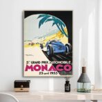 affiche grand prix monaco 1933