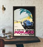 affiche grand prix monaco 1933