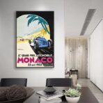 affiche grand prix monaco 1933