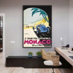 affiche grand prix monaco 1933
